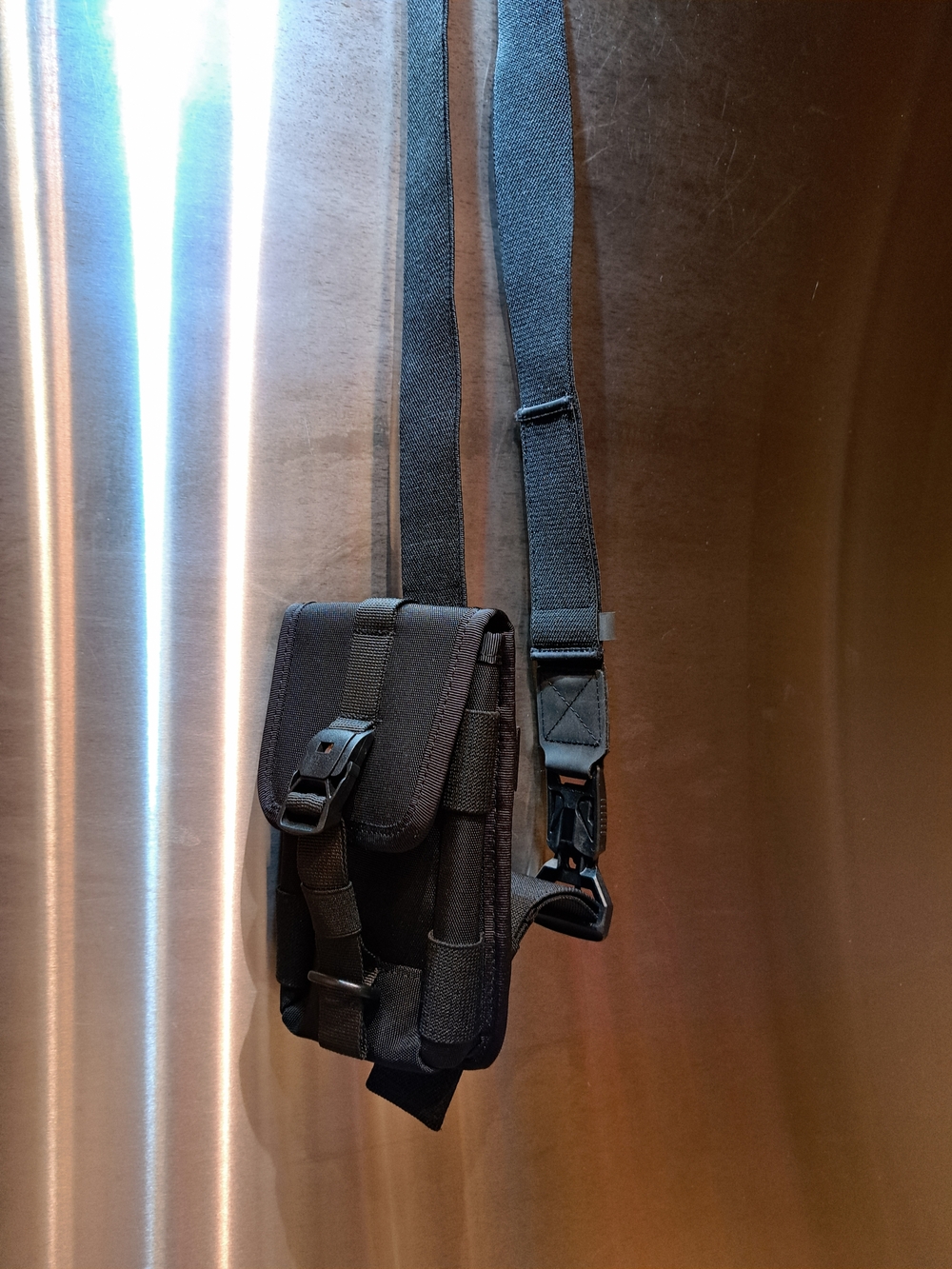 Black Tactical Crossbody Messenger Bag